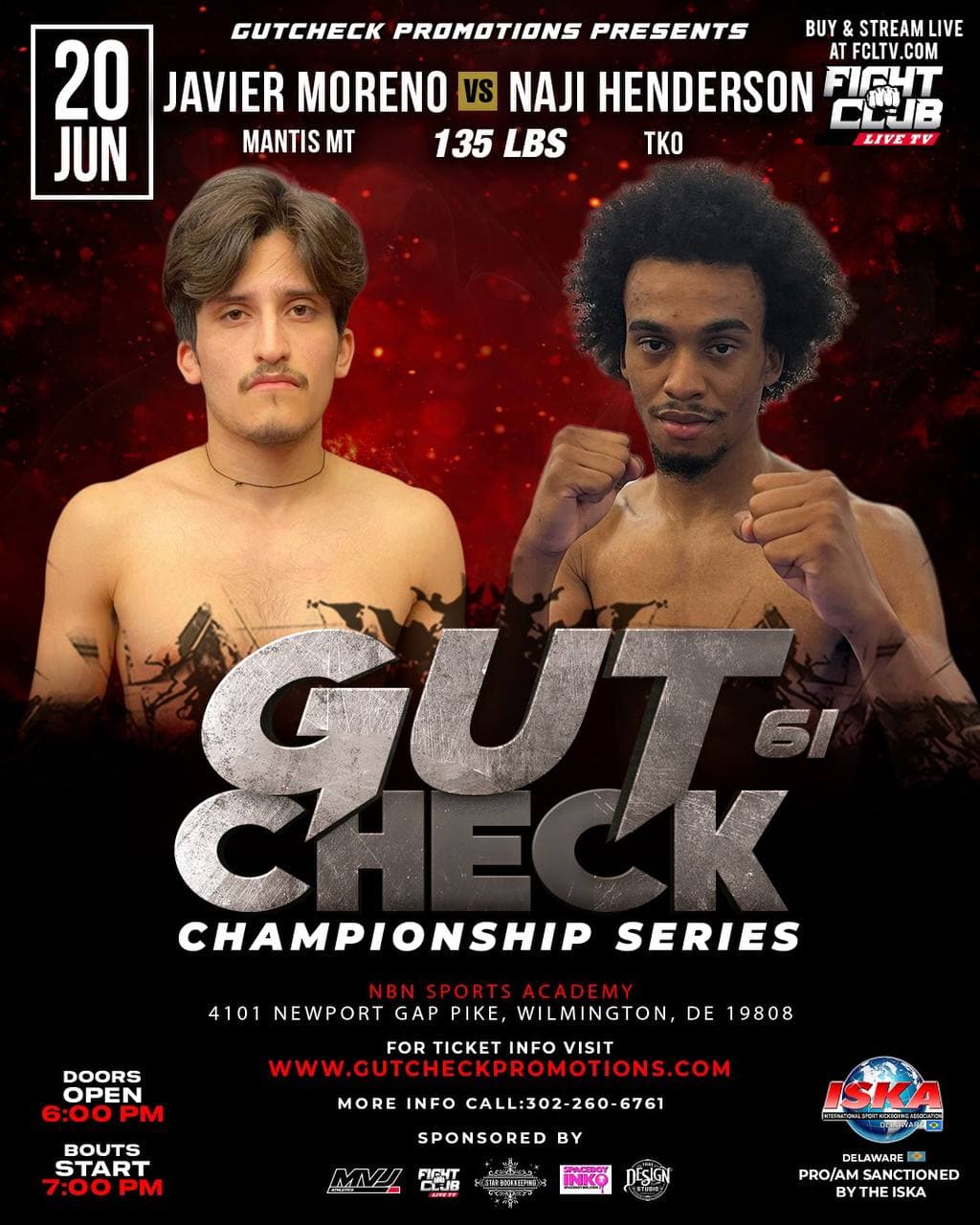 Javier Moreno vs Naji Henderson
