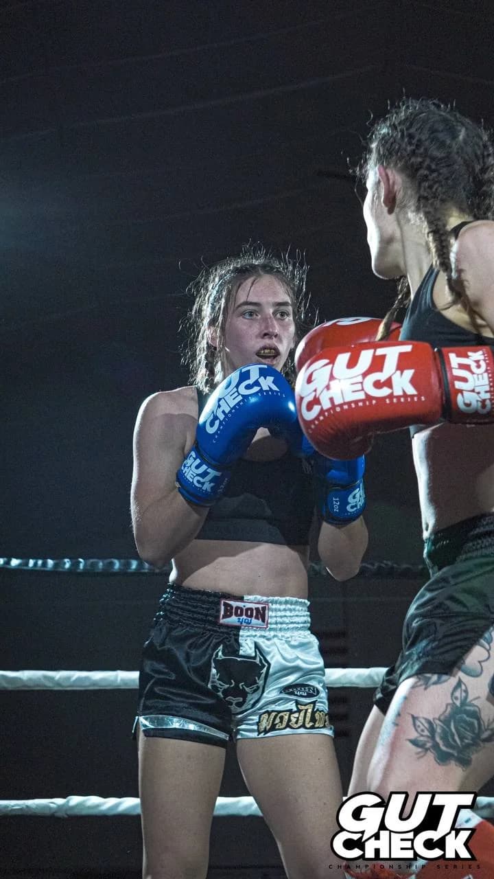 A Kickboxing fighter gets ready for a championship fight in Delaware, near Philly.